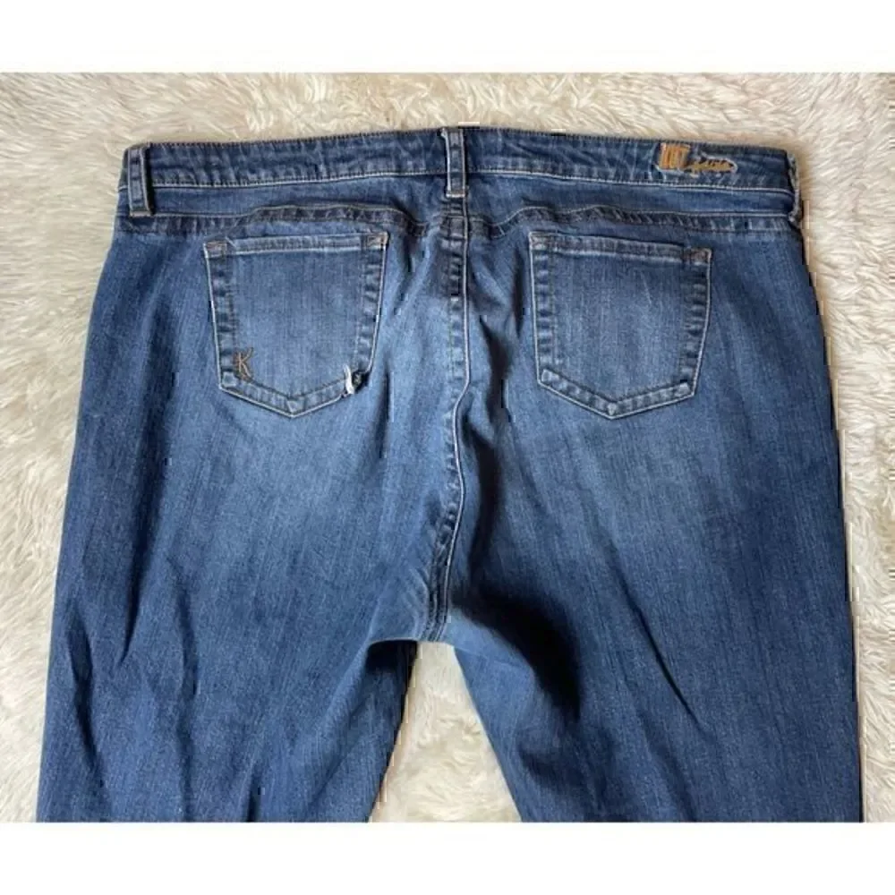 KUT From the Kloth Distressed Straight Leg Jeans Size 22W
